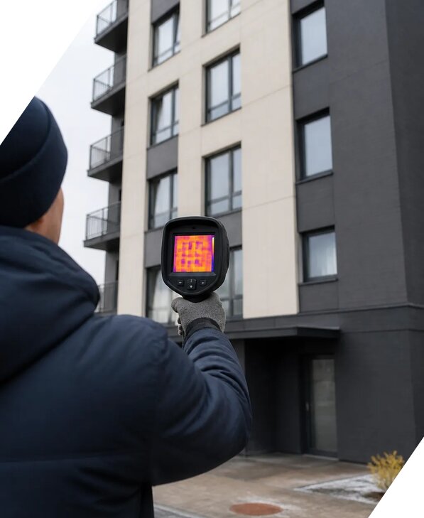 Тепловизионное обследование зданий в Качканаре от 5127 р. | ЭкспертизаРоссия